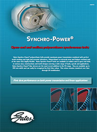 Полиуретановые синхронные ремни Gates Synchro-Power